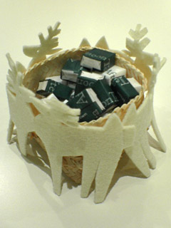 トナカイのフェルトがキュートｖ